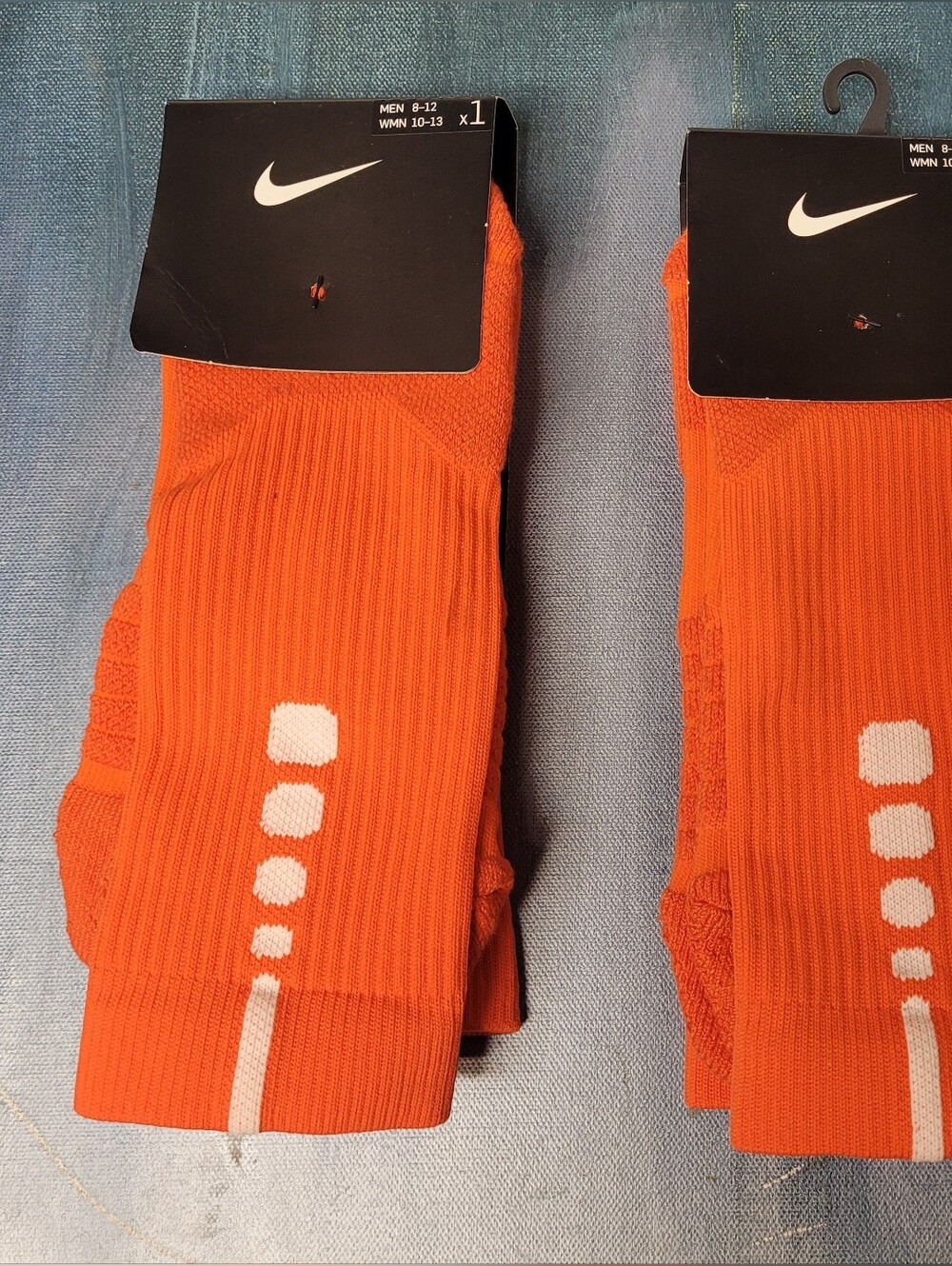 Nike Men's Dri Fit Socks Size Large Lot Of 2 Pairs New